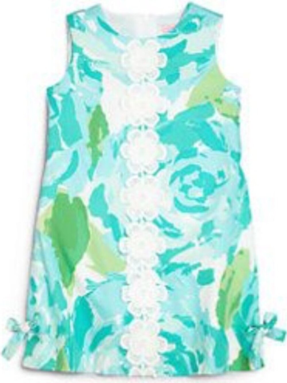 Little Lily Classic Shift Dress in Poolside Blue First Impression Sz 7 years